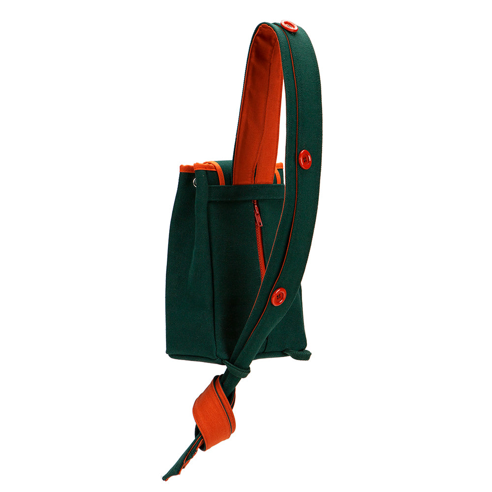 TIE BAG DEEP GREEN