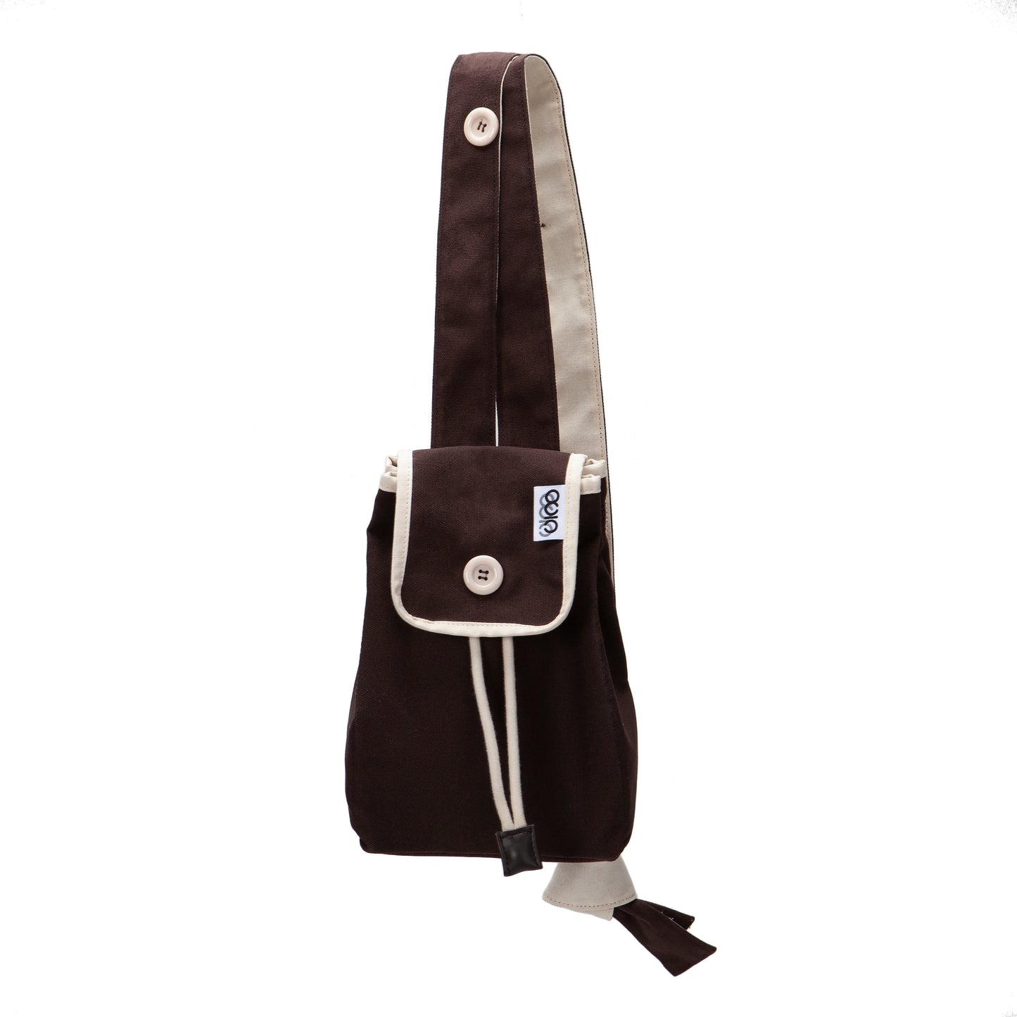 TIE BAG BROWN